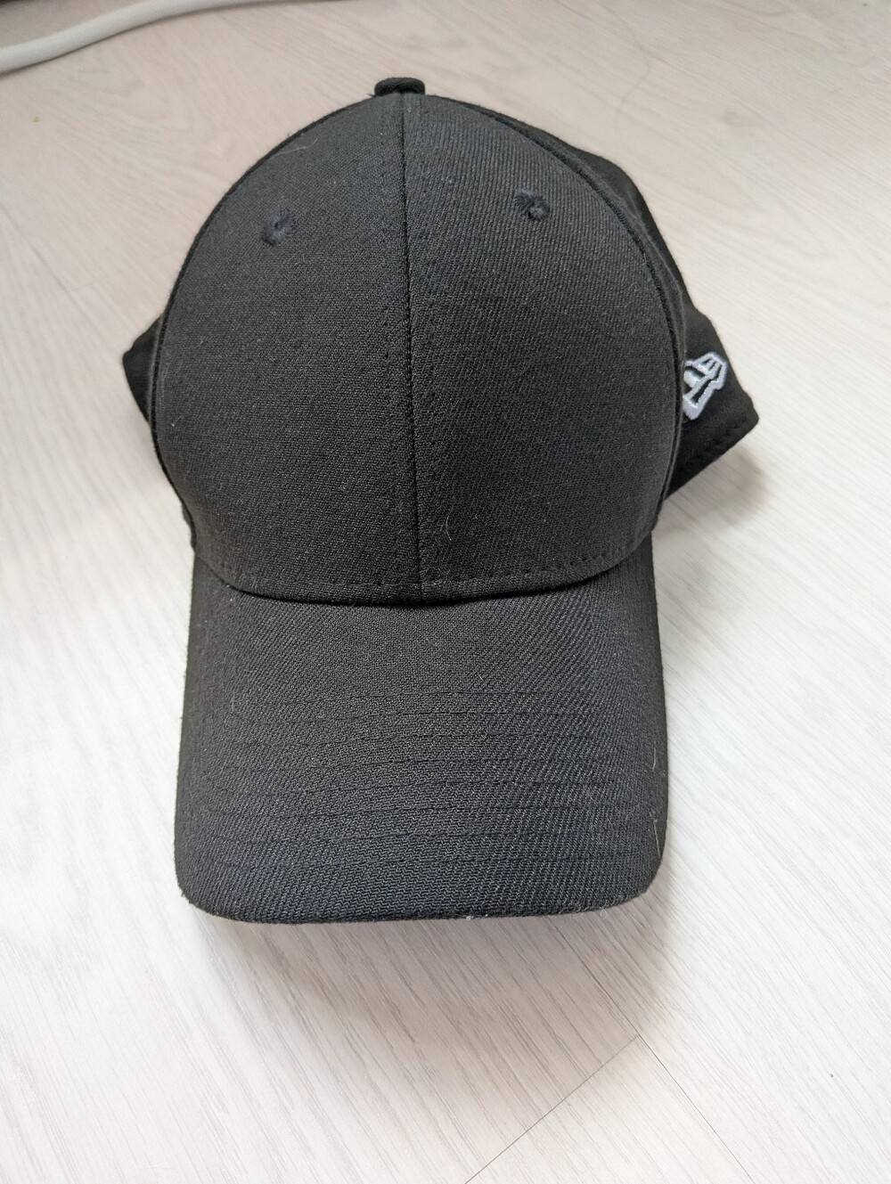 ❤️ New Era Black Curved Brim Baseball Cap Medium Large